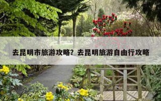 去昆明市旅游攻略？去昆明旅游自由行攻略