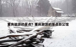 重慶旅游的景點？重慶旅游的景點白公館