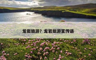龍巖旅游？龍巖旅游宣傳語