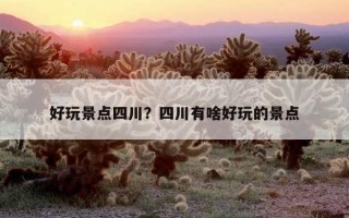 好玩景點四川？四川有啥好玩的景點