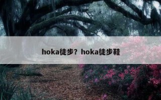 hoka徒步？hoka徒步鞋
