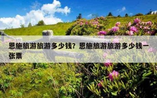 恩施旅游旅游多少錢？恩施旅游旅游多少錢一張票