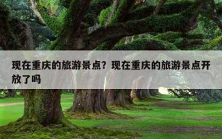 現在重慶的旅游景點？現在重慶的旅游景點開放了嗎
