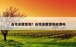 自駕游露營地？自駕游露營地收費嗎