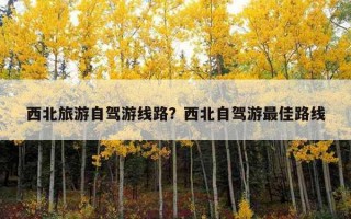 西北旅游自駕游線路？西北自駕游最佳路線