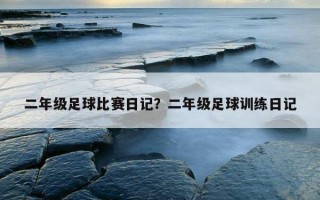 二年級足球比賽日記？二年級足球訓練日記