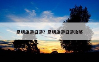 昆明旅游日游？昆明旅游日游攻略