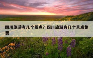 四川旅游有幾個景點？四川旅游有幾個景點免費