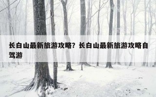 長白山最新旅游攻略？長白山最新旅游攻略自駕游