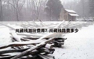 川藏線游玩費用？川藏線路費多少