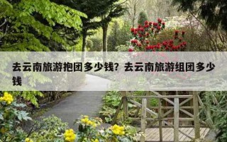 去云南旅游抱團多少錢？去云南旅游組團多少錢