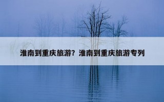 淮南到重慶旅游？淮南到重慶旅游專列
