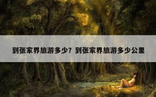 到張家界旅游多少？到張家界旅游多少公里