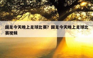 國足今天晚上足球比賽？國足今天晚上足球比賽視頻