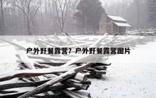 戶外野餐露營？戶外野餐露營圖片