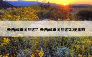 去西藏跟團旅游？去西藏跟團旅游出現事故