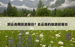 到云南跟團游報價？去云南的旅游團報價