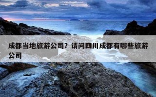 成都當地旅游公司？請問四川成都有哪些旅游公司