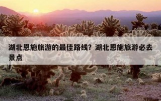 湖北恩施旅游的最佳路線？湖北恩施旅游必去景點